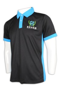 P1139 Customized Contra Polo Shirt Contrast Chest Tube Truck City Group Polo Shirt Garment Factory
